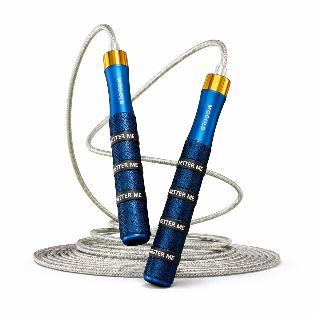 High-Speed Adjustable Jump Rope with Metal Handles for Cardio & CrossFit ★★★★★☆ (4.5/5)