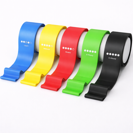 Resistance Bands Set (5 Levels) – Elastic Workout Bands for Home Gym, Yoga, Glutes, Strength Training. ★★★★★4.8