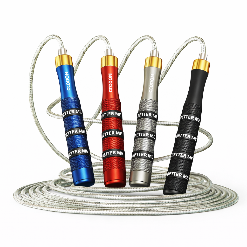 High-Speed Adjustable Jump Rope with Metal Handles for Cardio & CrossFit ★★★★★☆ (4.5/5)