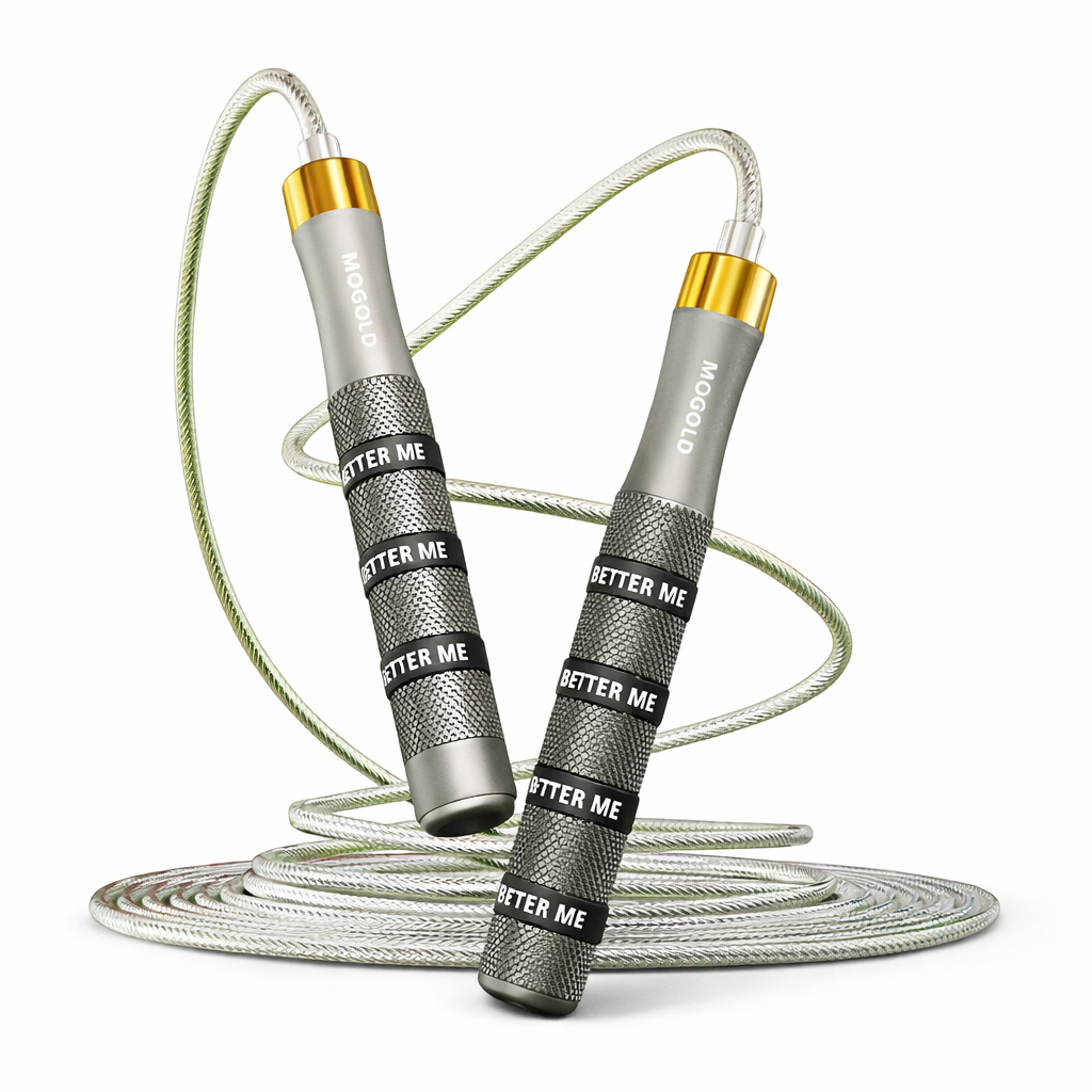 High-Speed Adjustable Jump Rope with Metal Handles for Cardio & CrossFit ★★★★★☆ (4.5/5)